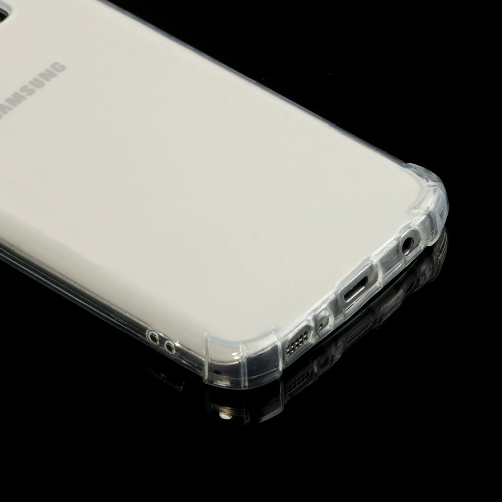 High quality transparent reinforced Anti-falling Soft Silicone phone case For Samsung Galaxy S7 coque funda etui cover cases |