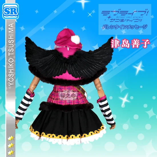 Аниме! Lovelive Sunshine акурес цушима йошико Рождественский хор Пробуждение милое