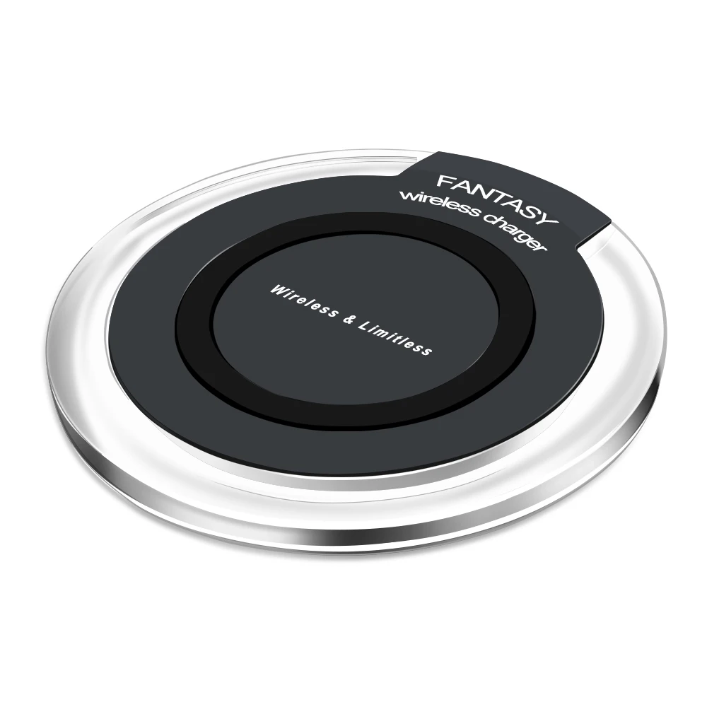 Black Charger Qi Беспроводное зарядное устройство для iPhone X XS MAX XR 8 Plus Быстрая зарядка для samsung S10 S8 S9 Plus Note 9 8 беспроводной USB зарядное устройство - Тип штекера: Black Charger