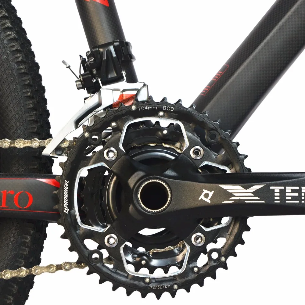 BEIOU углеродного 26 дюймов горный велосипед 30 Скорость S H I M A N O M610 DEORE MTB T800 волокно Сверхлегкий 10,7 кг матовый 3K из углеродного волокна, концентраторы CB024