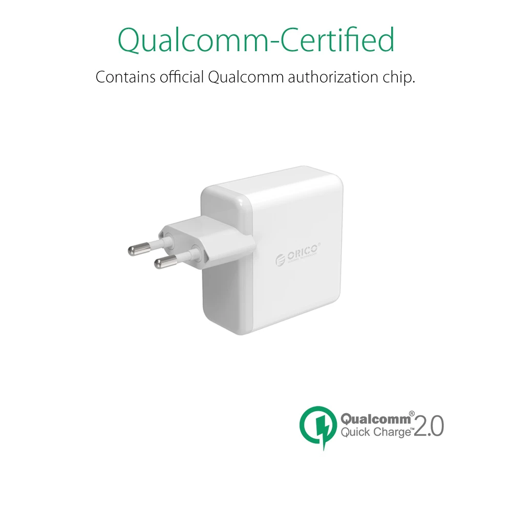 Настенное зарядное устройство ORICO QCK 2 Porst QC 0 USB для Samsung Xiaomi Huawei|usb quick charger|wall chargerquick
