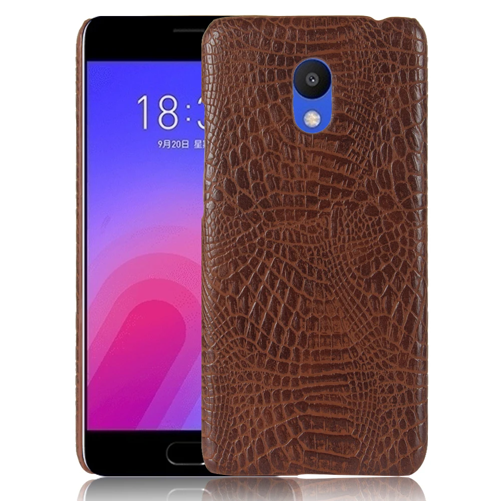 Чехол для телефона Meizu M6 роскошный защитный чехол из крокодиловой кожи PU |