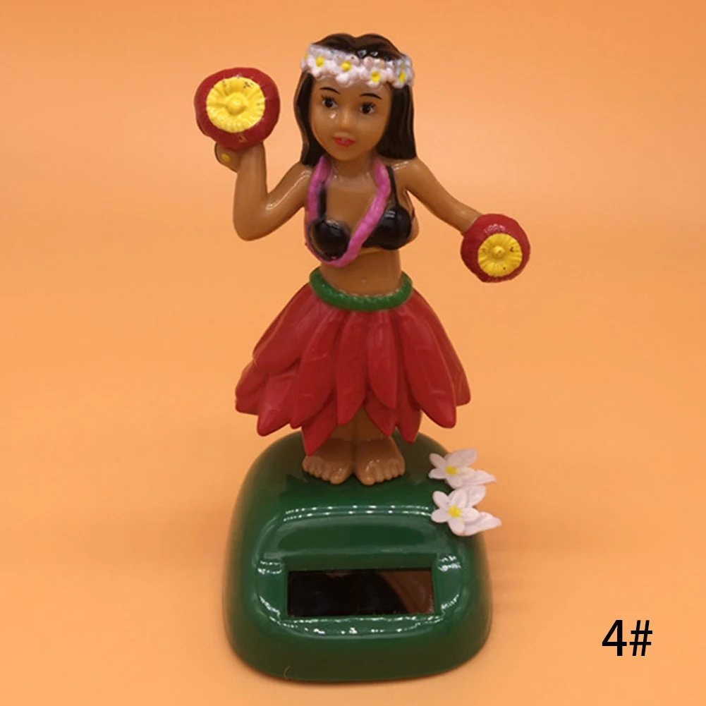 Прочная Экологичная качающаяся игрушка Bobble Hula Girl танцующая машинка на солнечных