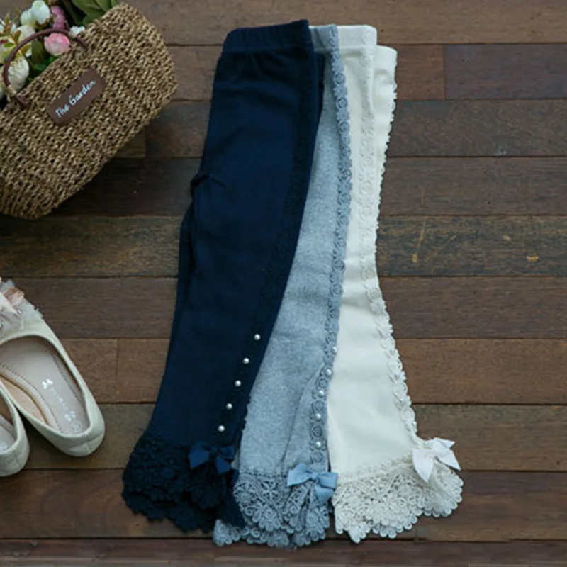 Весенняя одежда для маленьких девочек детские брюки леггинсы цветочный рисунок