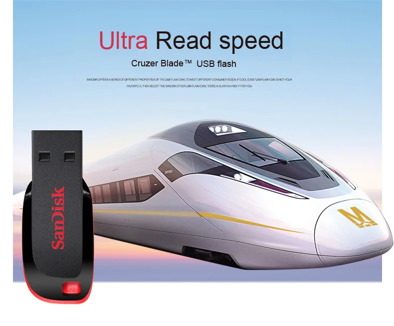 Карта памяти Micro SD Cruzer Blade CZ50 флеш-диск USB 2,0 32 GB/64 GB 128G 16 GB флэш-накопители USB 2,0 Поддержка официальное подтверждение