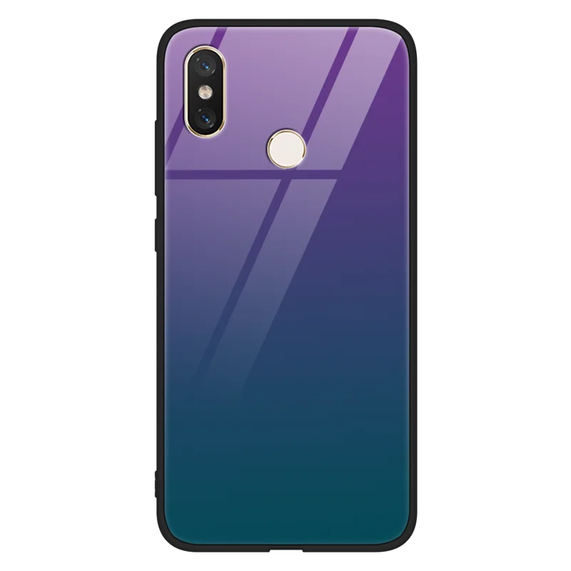 jbzilv Градиентный чехол из закаленного стекла для Xiao mi Red mi 7 5 Plus S2 Note 6 5 Pro mi 9 A2 5 5S 6 8 SE Lite mi x 2 2s Max 3 защитный чехол - Цвет: jbzilv
