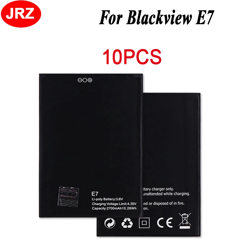 10 шт./лот аккумулятор Blackview E7 для E7S Bateria Аккумулятор AKKU 2700 мАч|lot battery|battery forblackview
