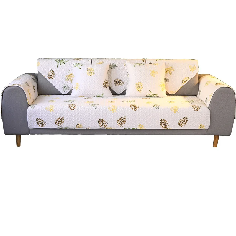 Чехлы для дивана в скандинавском стиле хлопковые нескользящие накидки на стулья