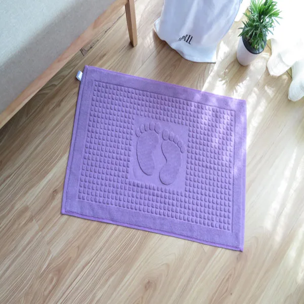Footprint Хлопок, нескользящий коврик для ванной, гостиницы, коврик для ванной ковер, кухонный Коврик для двери, офисный стул, коврик для ног, коврик для обеденного стола - Цвет: Footprint