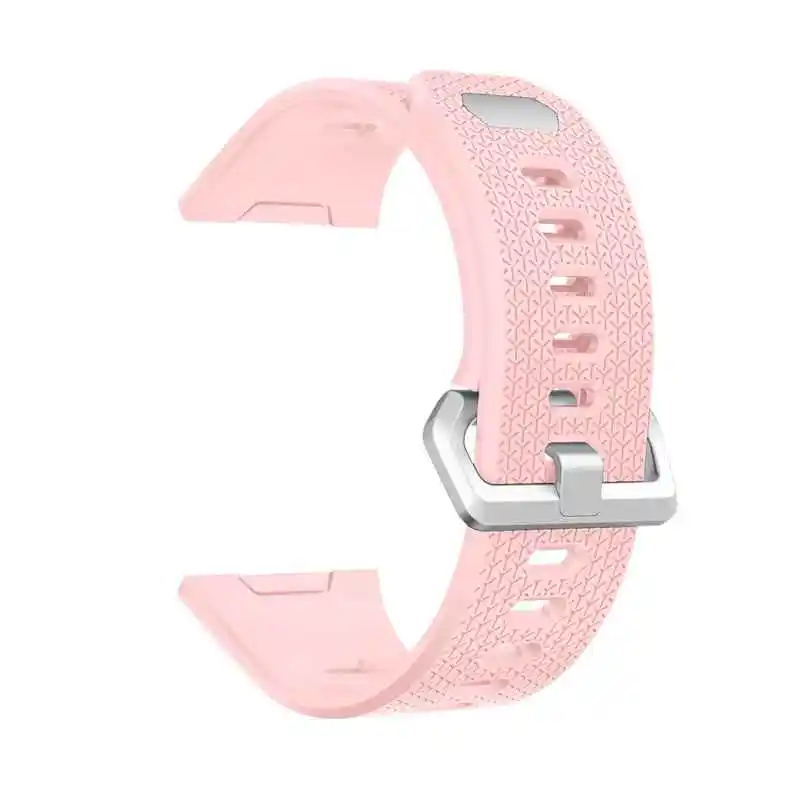 Soft pink Joyozy умные Аксессуары Силиконовый браслет для Fit bit ремешок на запястье Браслет замена маленький большой размер для Fitbit ионная полоса - Цвет ремешка: Soft pink