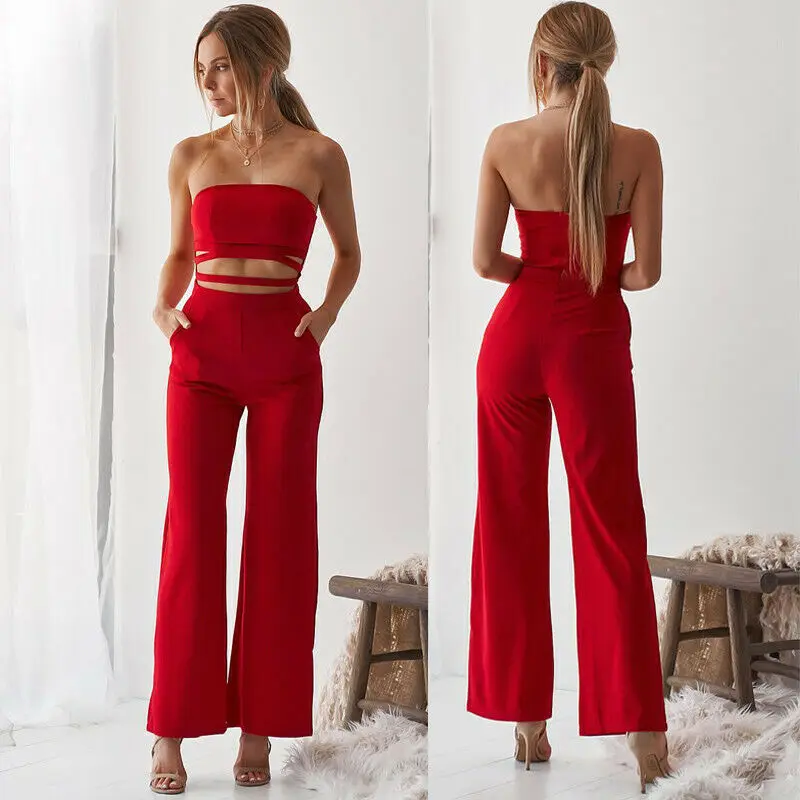 Сексуальные женские новые модные длинные штаны без рукавов с дырками Облегающий