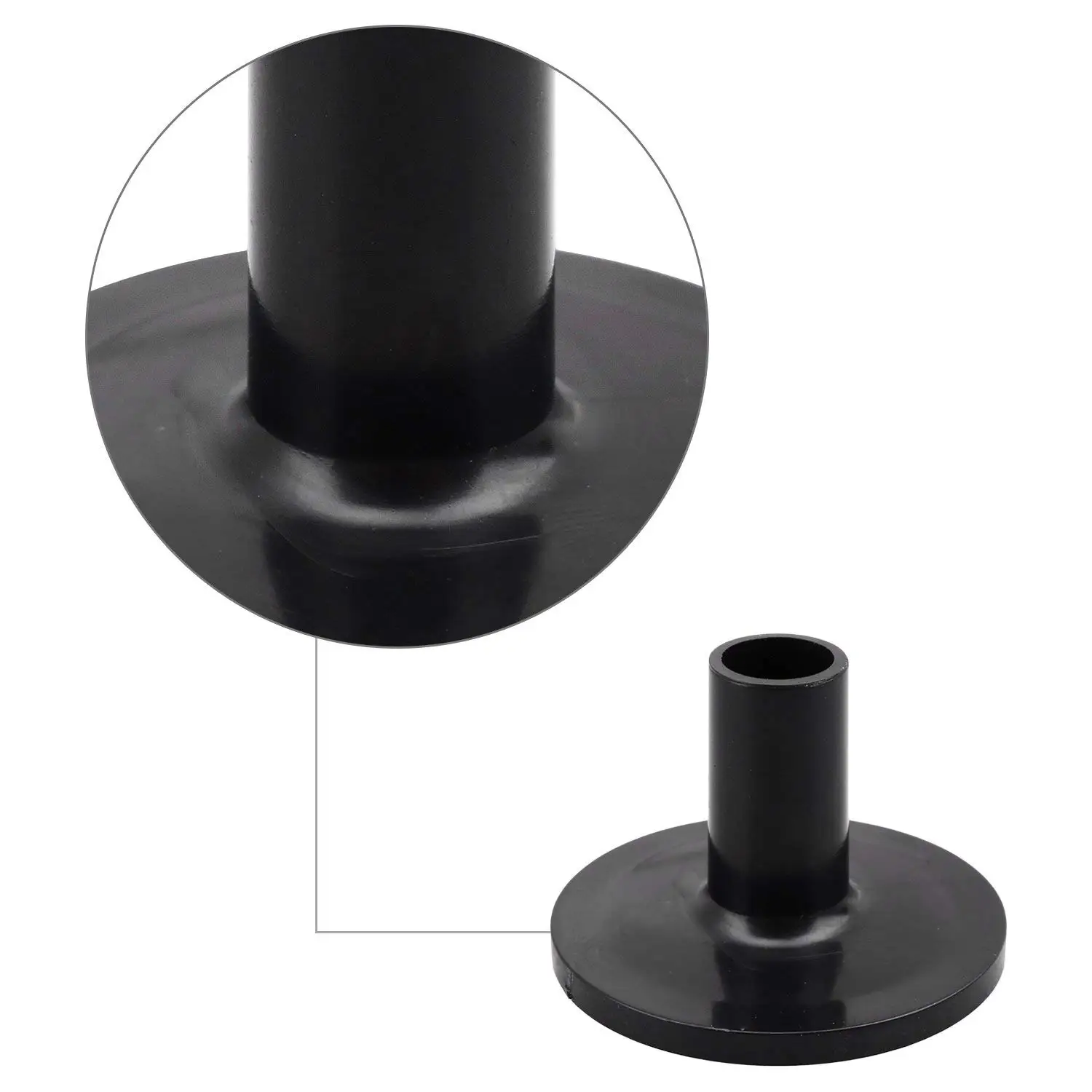 SEWS-8Pcs Cymbal Sleeves 8PCS 37x26mm Black Drum Replacement for Shelf Kit | Спорт и развлечения