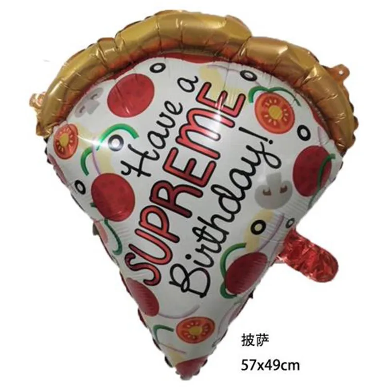 Романтическое свадебное украшение фольгированные шары Happy Pizza фольгированный