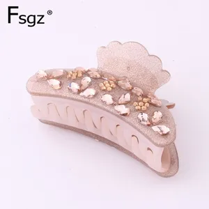 Заколка-краб для волос женская акриловая, 9,5 см