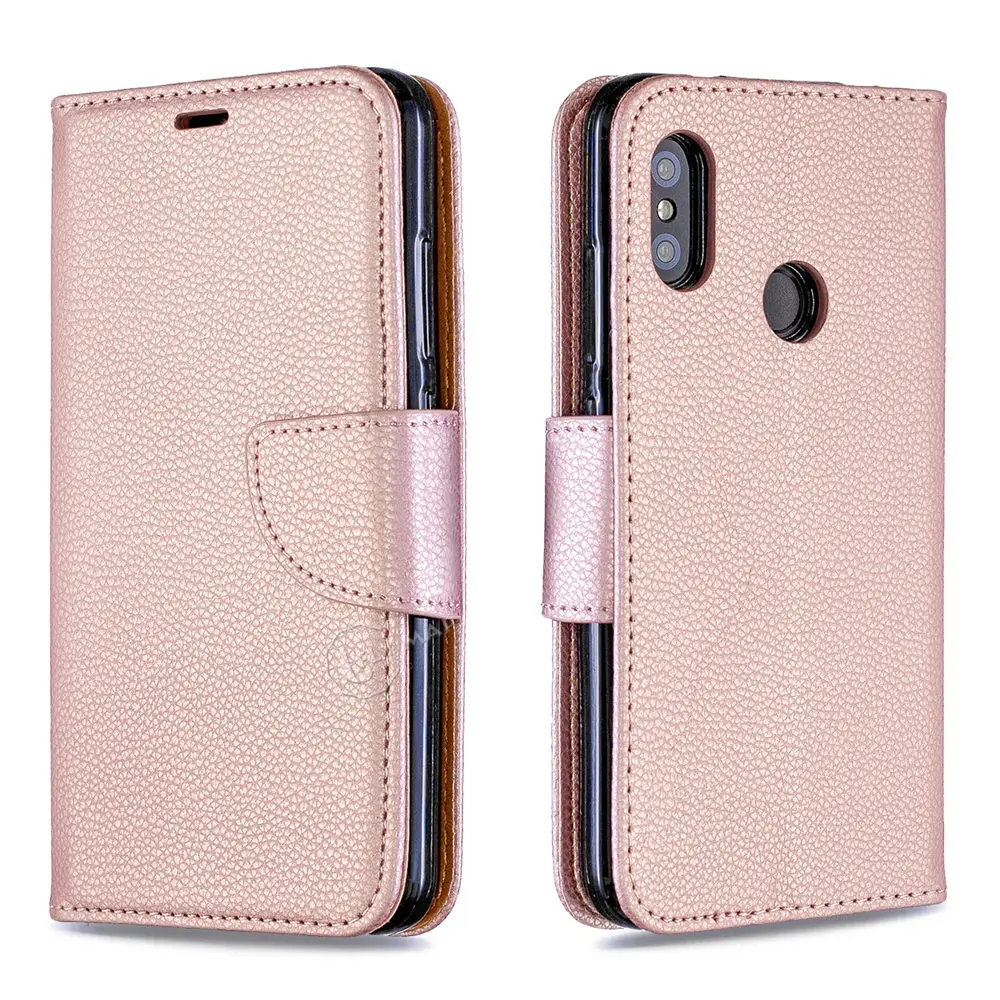 Чехол книжка для Xiaomi Mi A2 Lite A2Lite кожаный чехол бумажник телефона Redmi 6 Pro 6Pro M1805D1SG