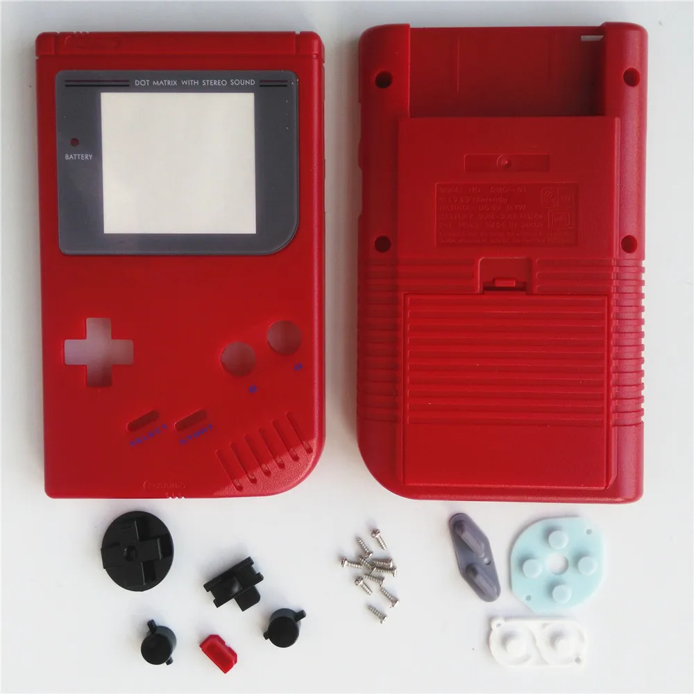 Для Gameboy Classic для GB DMG GBO разноцветная ракушка чехол Полный комплект Замена для игровой консоли Gameboy