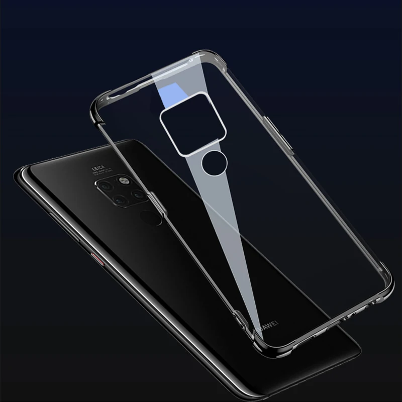 Для Huawei Mate 20 Pro X Чехол прозрачный тонкий против царапин ТПУ чехол для телефона