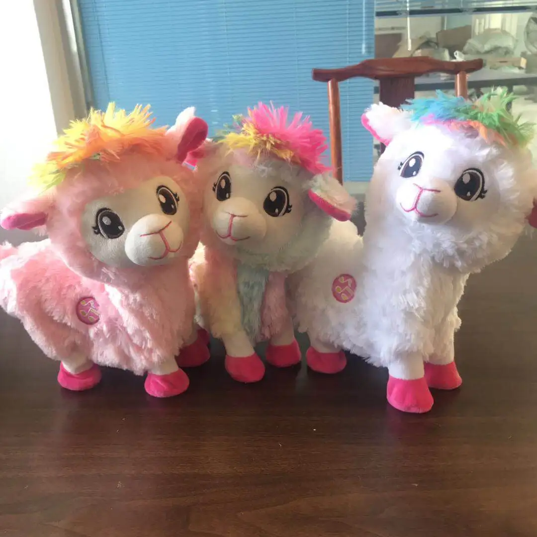Дропшиппинг Альпака плюшевая игрушка попа разрыв встряхивания ламы alpacasso для детей домашних животных