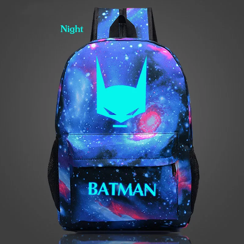 2017 дизайн одежды марка Ночник Новый детская Школа Рюкзак для взрослых Бэтмен