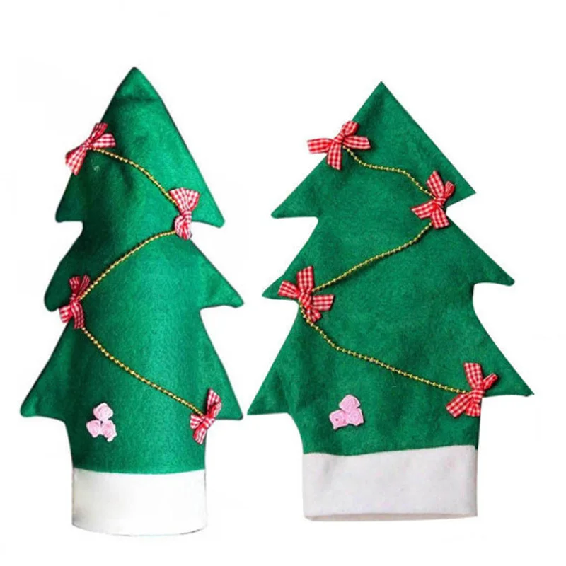 Рождественские украшения для вина подарок Санта-Клауса вечерние 2 шт. | Дом и сад