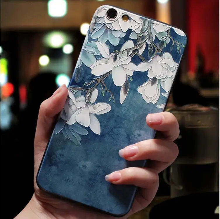 Чехол для Samsung Galaxy A50 A80 A50s A30s мягкий силиконовый чехол с 3D тиснением и цветами A70 A30