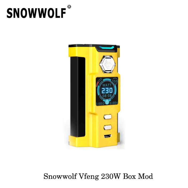 230 Вт оригинальные электронные сигареты Sigelei Snowwolf Vfeng Starter Kit Box Mod 510 Threading 2017