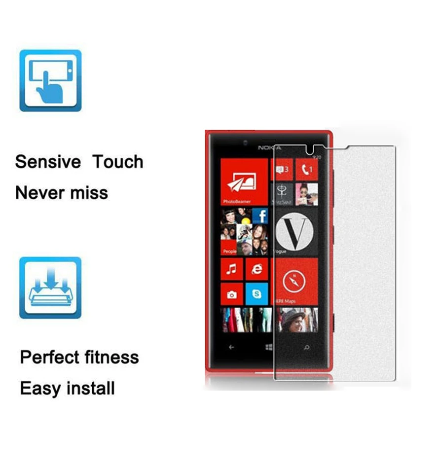 10 Шт./компл. Anti Scratch HD Ясно Глянцевая ЖК-Экран Протектор Для Nokia Lumia 720 T N720 Защитная