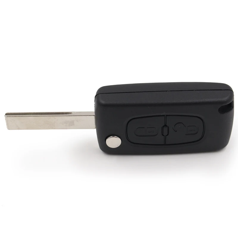 Новинка складной чехол Keyecu с 2 кнопками для Peugeot 107 207 307 307S 308 407 607 держателем