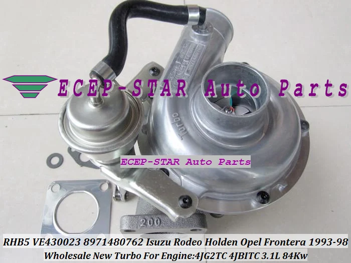 Бесплатная доставка RHF5 VI95 8971480762 турбо для ISUZU Holden Rodeo Trooper Opel Frontera 4JB1 4JB1TC 2.8L 4JG2TC 4JG2T