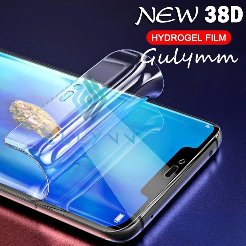 Защита экрана для Huawei P30 P Mate 20 30 40 Lite Pro Honor 20Pro 20i 10 19 изогнутая мягкая Гидрогелевая