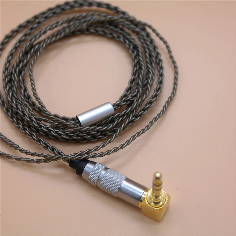 

New 2 Pin Replacement Cable for Weston TFZ 1964 w4r um3x es3 es5 Earphone 0.78mm plated silver for iPhone Android IOS