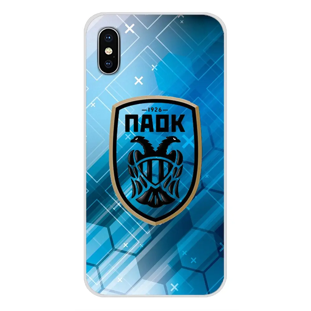 Аксессуары для телефонов Paok Fc Салоники Чехлы Samsung Galaxy S4 S5 MINI S6 S7 edge S8 S9 S10 Plus Note 3 4 5 8 9