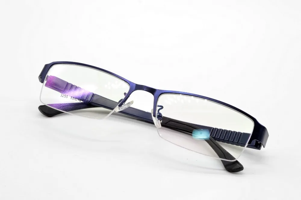 Модные голубые ульсветильник очки в оправе из сплава изготовленные на заказ
