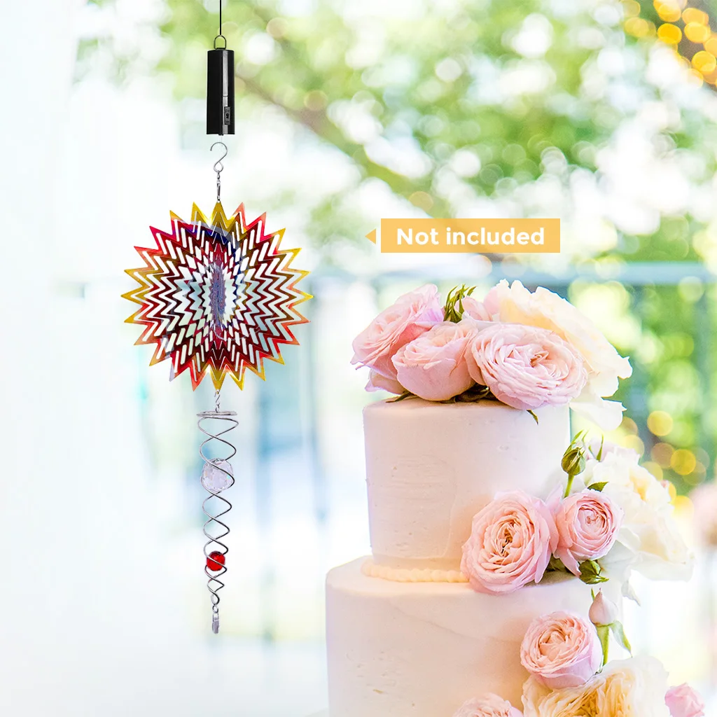 Подвесной Спиннер из нержавеющей стали работающий от аккумулятора для украшения