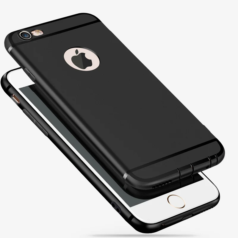 Чехол для Apple iPhone 7 Plus тонкий силиконовый мягкий чехол из ТПУ с заглушкой от пыли 5S