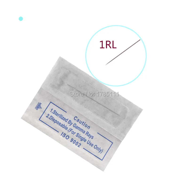 100 шт./лот одноразовые стерилизуемые профессиональные иглы для татуировки ручка