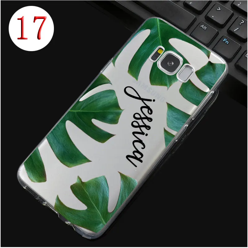 17 DREAMFOX DIY именной пользовательский чехол для samsung Galaxy Note S 8 9 10 Lite Edge Plus Grand Prime Мягкий ТПУ силиконовый - Цвет: 17