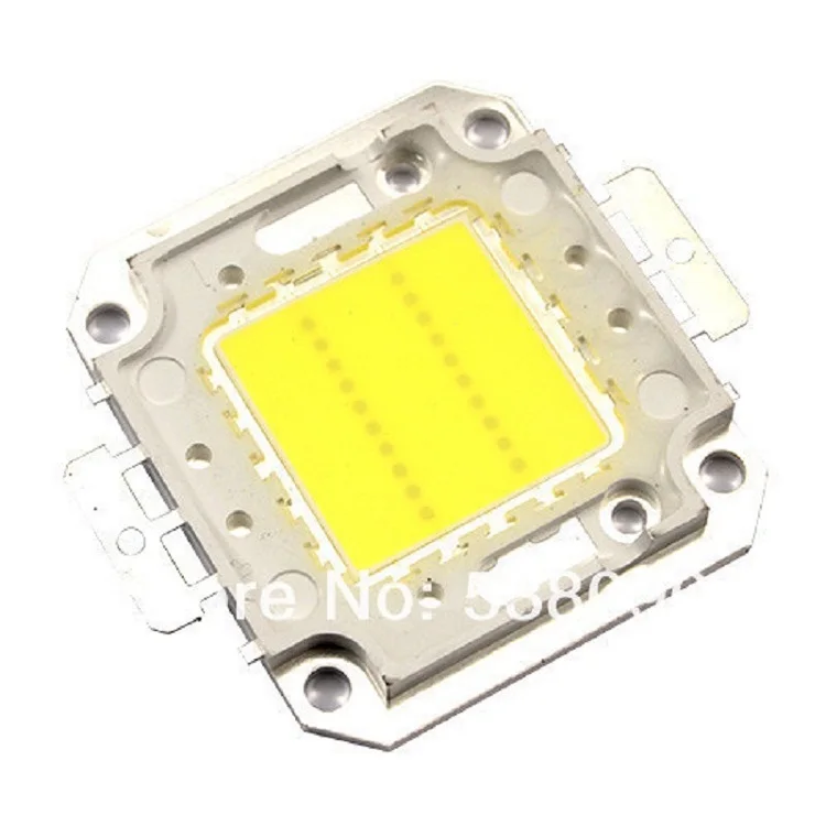 Высокая яркость 100 Вт 50 Вт 30 Вт 20 Вт 10 Вт светодиодный чип 30*30 мил Cree SMD COB DIY прожектор лампа Теплый/Холодный белый Интегрированный полный ватт