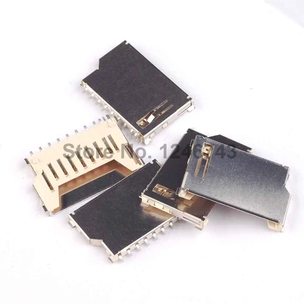 10 шт. не всплывающее гнездо для карты памяти MMC/sd слот карт хорошее качество и