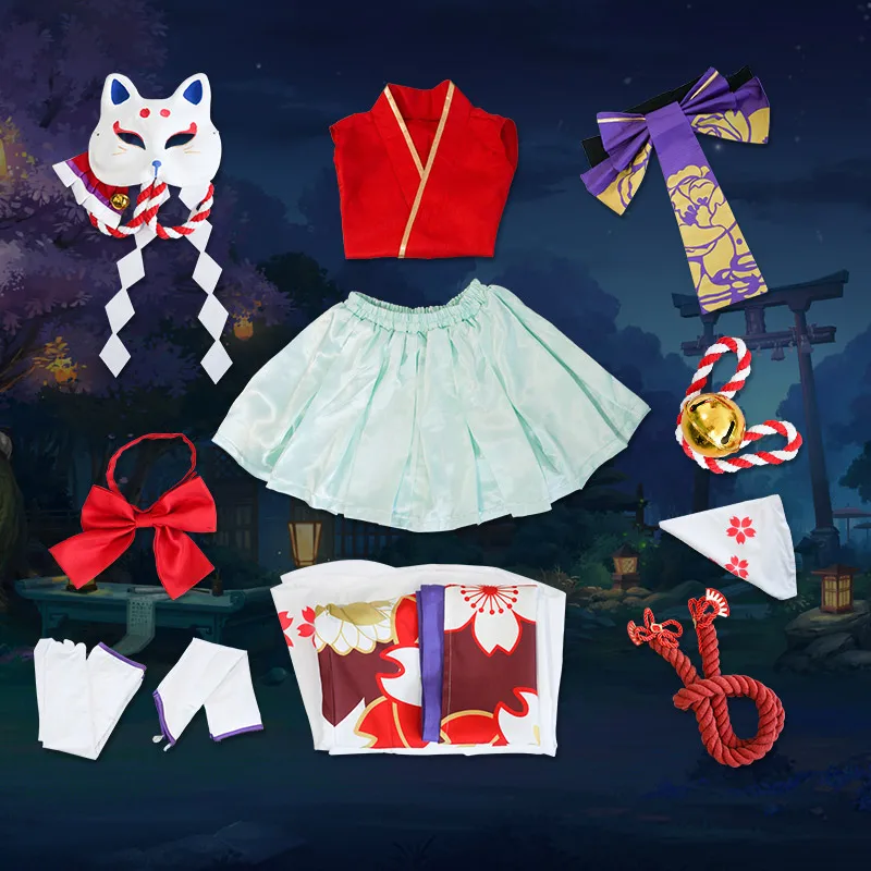 [Milky Way] Onmyoji Snow Girl Xue Nv Yuki Onna Froslass Пробуждение цветок платье с Сакурой костюм кимоно