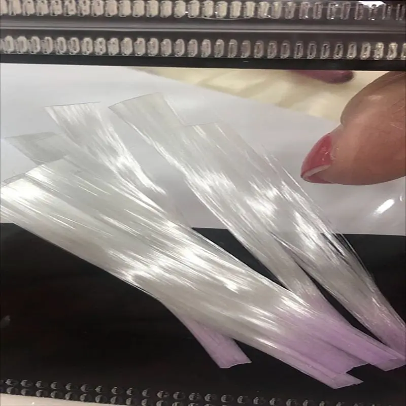 10 шт./лот Fibernails стекловолокно для наращивания ногтей акриловые Типсы маникюрный