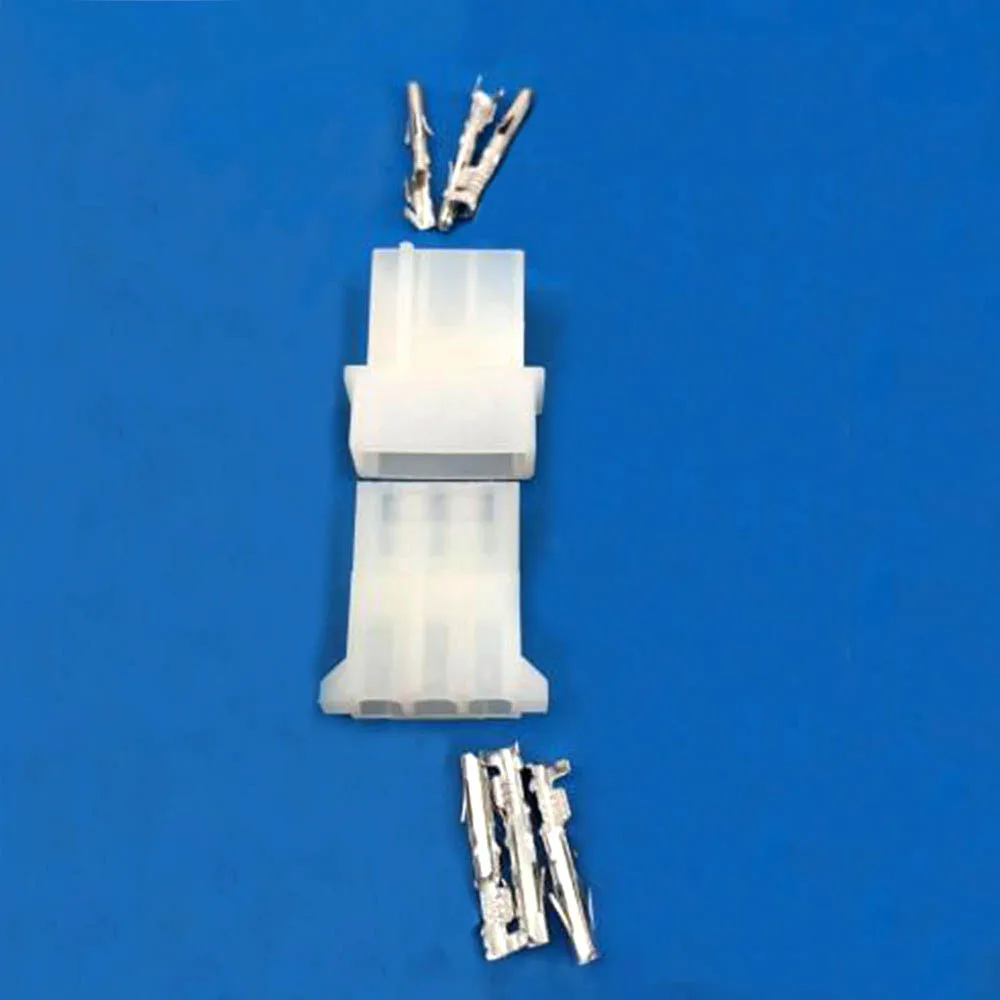 10 Sets 5.08mm 3 Pin Female and Male D Shape Plug+Terminal for 18-24AWG Wire 8981 IDE ATX / EPS Power Connector
10 Sets 5.08mm 3 Pin Female and Male D Shape Plug+Terminal for 18-24AWG Wire 8981 IDE ATX / EPS Power Connector
