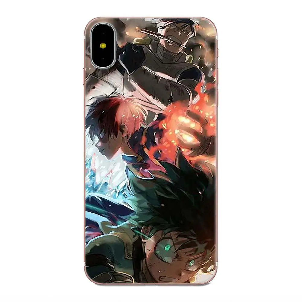 Аниме My Hero academic TPU мобильный чехол для Apple iPhone 4 4S 5 5C 5S SE 6 6S 7 8 Plus X XS Max XR | Мобильные