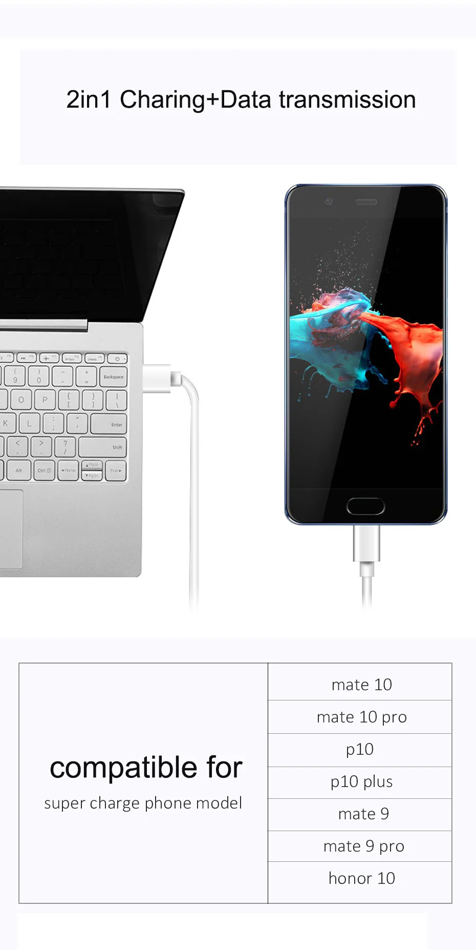 Rosinop Quick Charge 4,0 5A супер зарядный кабель type C для huawei P30 20 10 mate 20 9 10 pro кабели для мобильных телефонов tipo C OTG USB