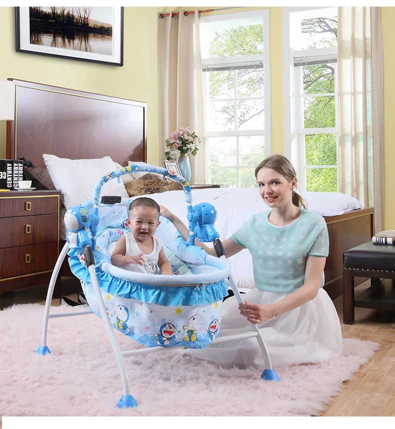 Постельное для колыбели ABS многофункциональная электрическая детская люлька с