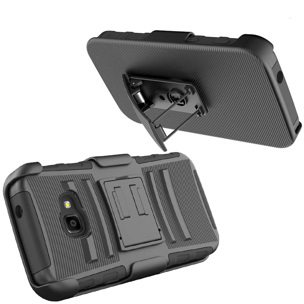 Для samsung Galaxy X крышка 4 Сверхмощный Усиленный ударопрочный корпус Зажим для ремня