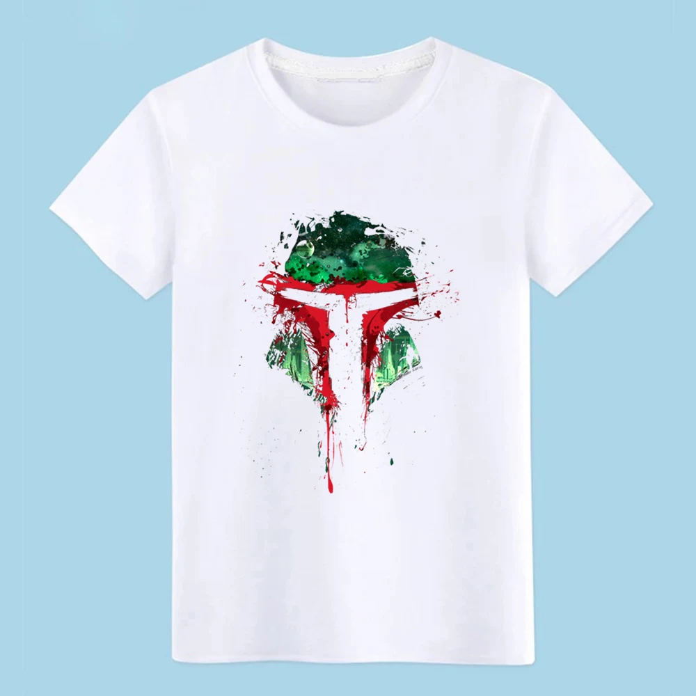 Boba Fett Boba футболка дизайн хлопок вырез лодочкой slim Fit строительный летний Стиль Формальная рубашка - Цвет: White