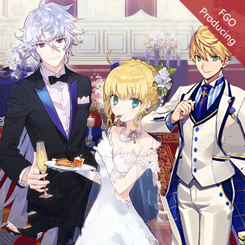 FGO Fate/Grand Order Saber Arturia Pendragon Arthur прототип Caster Merlin Косплей Костюм Униформа женское