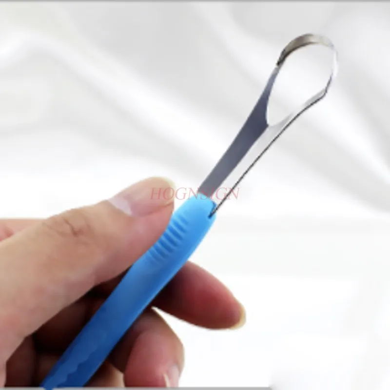 Wiper Tongue Gel Cleaner Remove Tongue Coating To Bad Breath Tongue Coating Brush Stainless Steel Tongue Scraper Sale