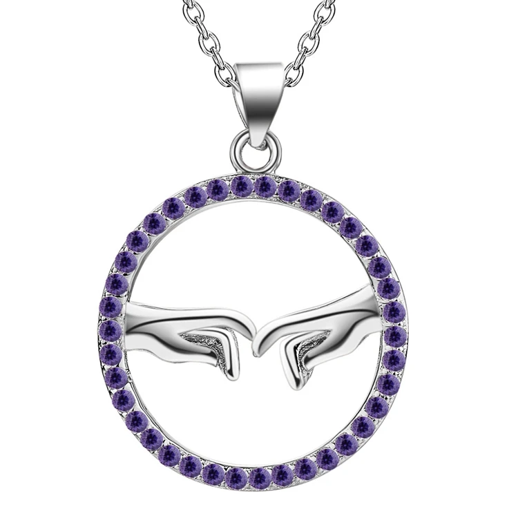 Оптовая продажа Бесплатная доставка модное серебряное ожерелье WN1783|pendants wholesale|f